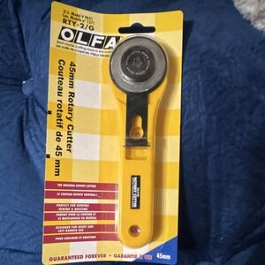 OLFA RTY-2/G 45mm Steel Rotary Cutter for Right & Left-Handed Use